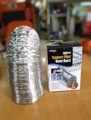 100mm Supurr-Flex Vent Duct 2.4m/8ft