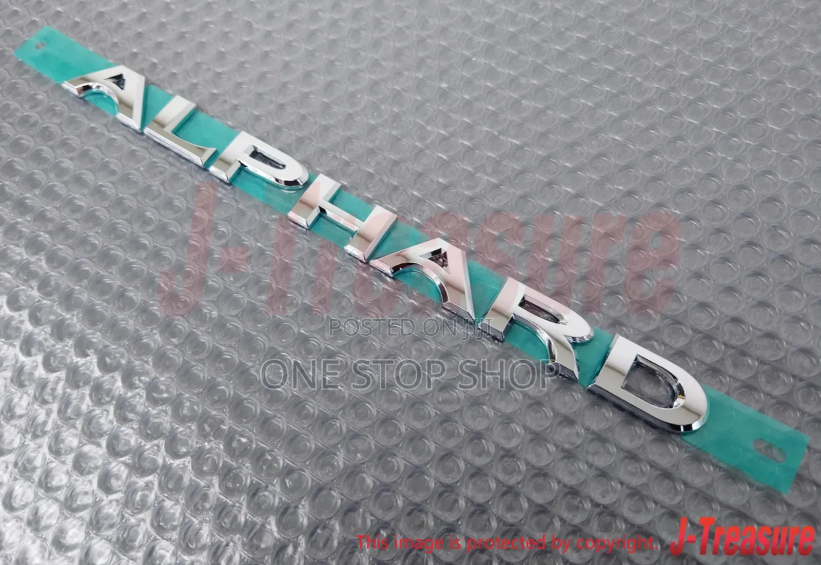 Replacement Alphard Decal Boot Chrome Badge