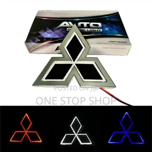 Mitsubishi Car Logo Badge Led Light