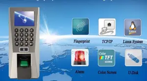 Zkteco F18 Biometric Standalone Reader-tft Lcd Color Screen