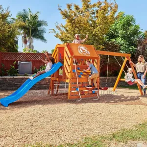 Little Tikes Wooden Climbing Frame Swing Set