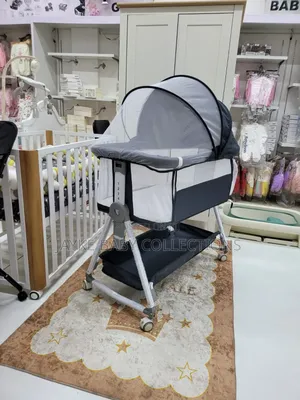 3-in-1 Baby Bassinet Bedside Sleeper With Canopy