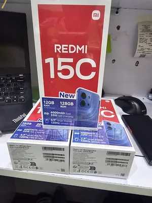 New Xiaomi Redmi 15C 4G 128 GB Black