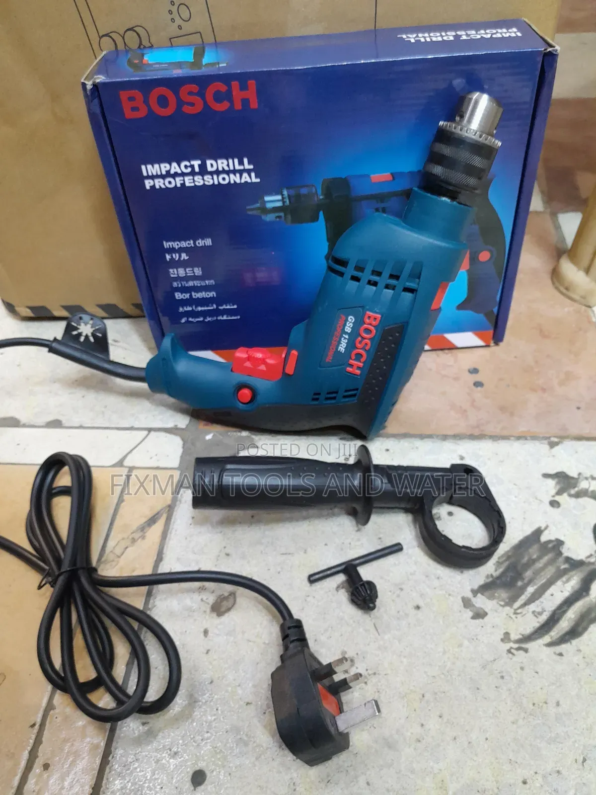 New Bosch Impact Drill 900 Watts With Free Bit