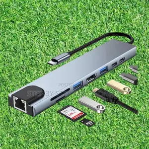High-Speed 8-in-1 Usb Hub Type-C Hub Multiport Adapter
