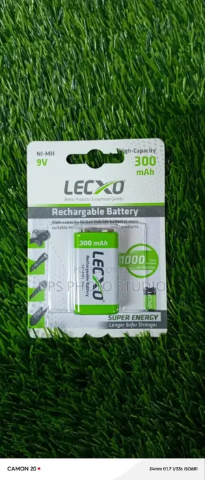 Lecxo Rechargeable Battery With a Capacity of 300 Mah.