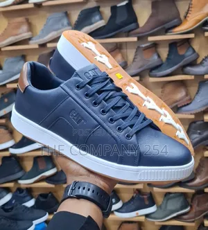 Cats Casual Leather Rubber Sole Smart Casual Men Shoes