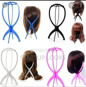 Plastic Wig Stand, Styling Wigs, Caps