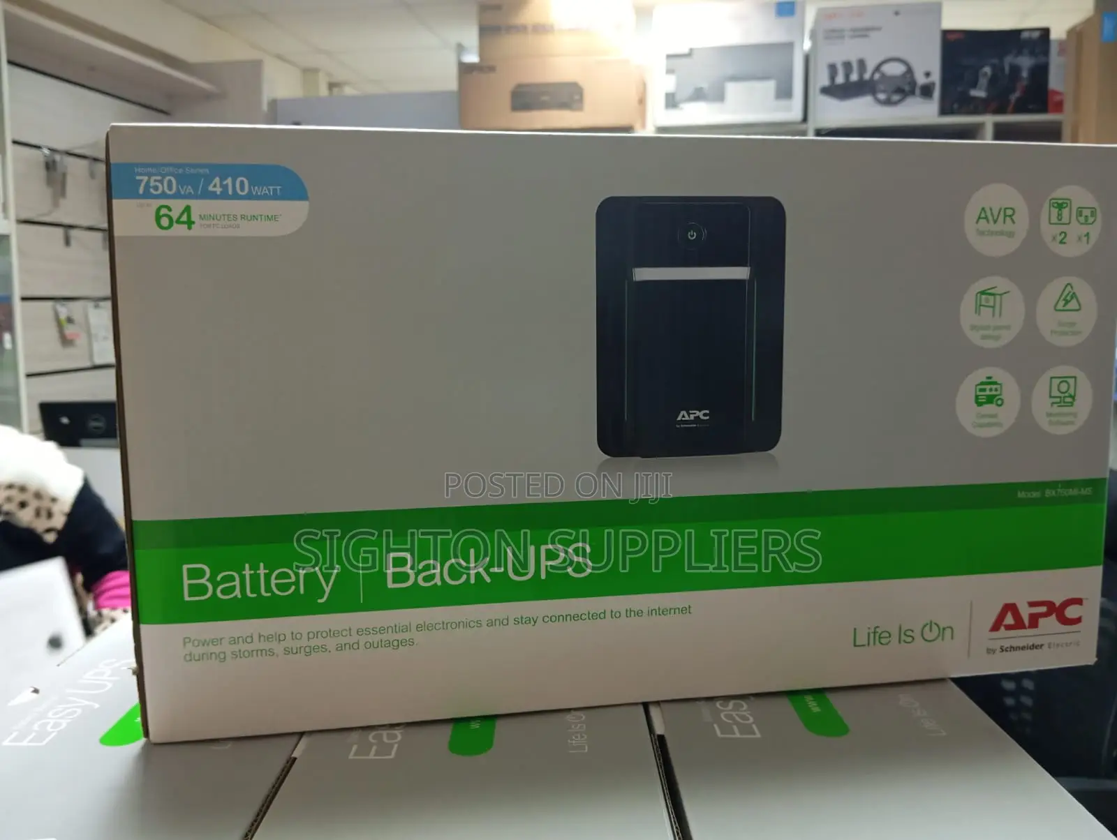 Apc Back-Up Ups 750va 230v Avr Bx750mi-Ms