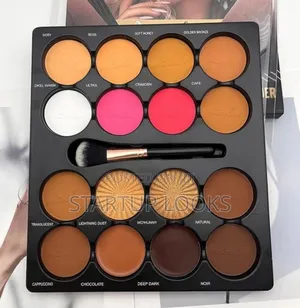 Micolor 12 -1 Powder Palette, Highlighter, Bush, Contour