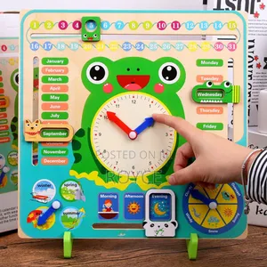 Montessori 7 in 1 Wooden Perpetual Clock