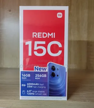 New Xiaomi Redmi 15C 4G 256 GB Red