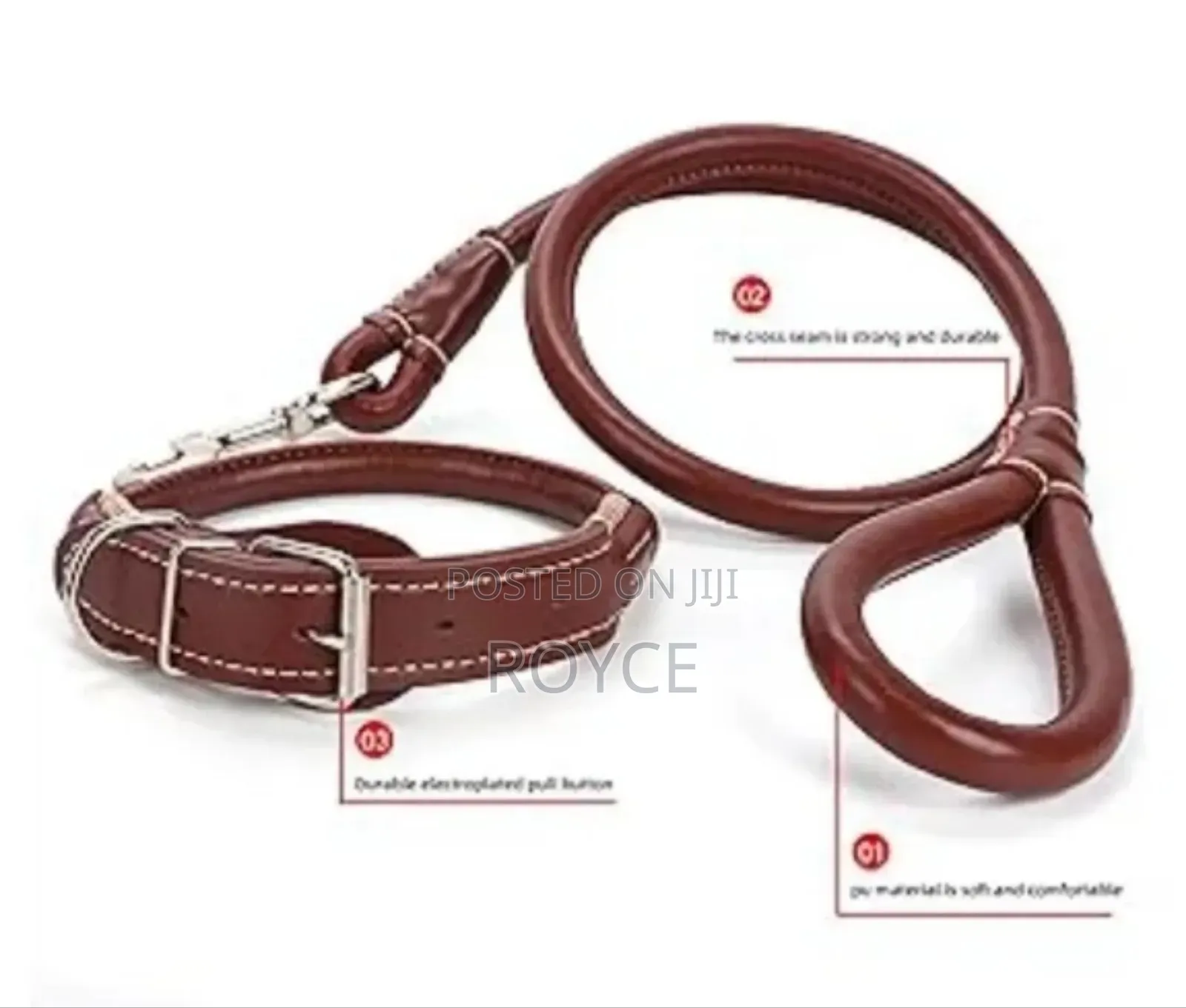 Pu Leather Dog Leash