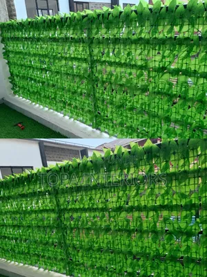 Fake Leaves Green Artificial Ivy Privacy Fence for Balcony Cover