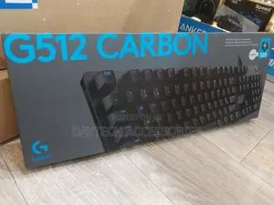 Logitech G512 Carbon RGB Mechanical Gaming Keyboard.