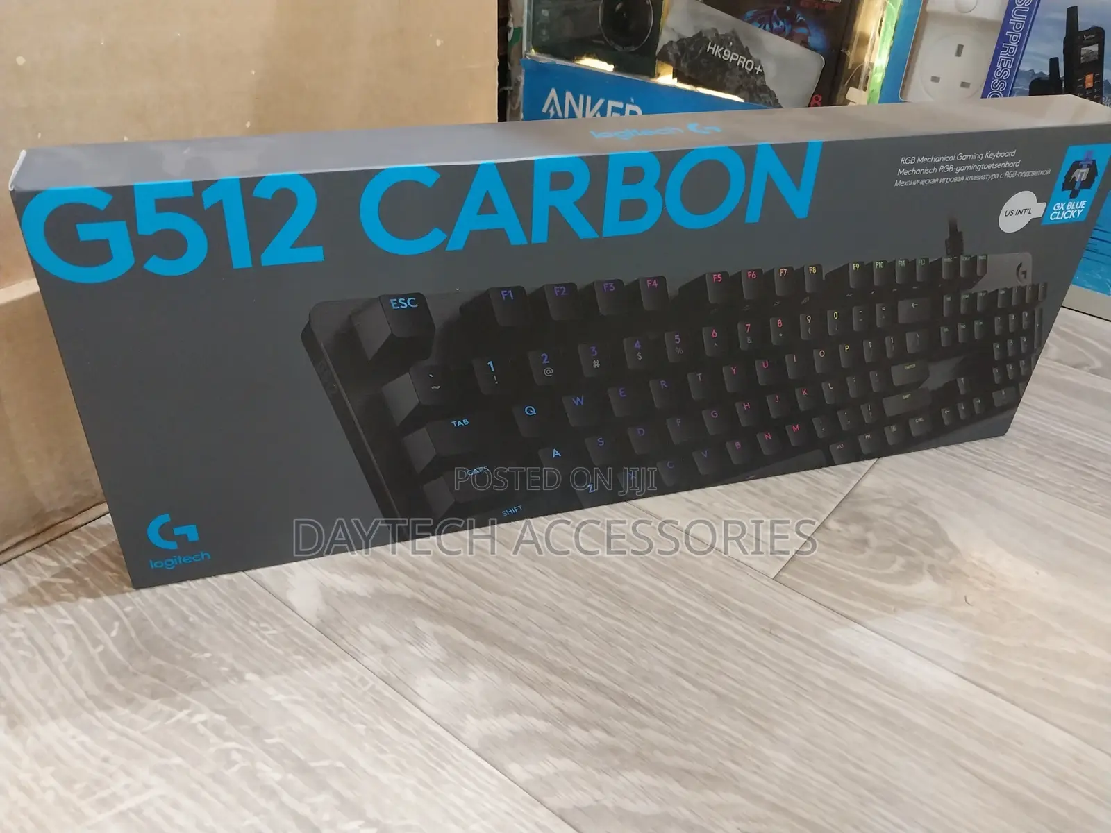 Logitech G512 Carbon RGB Mechanical Gaming Keyboard.