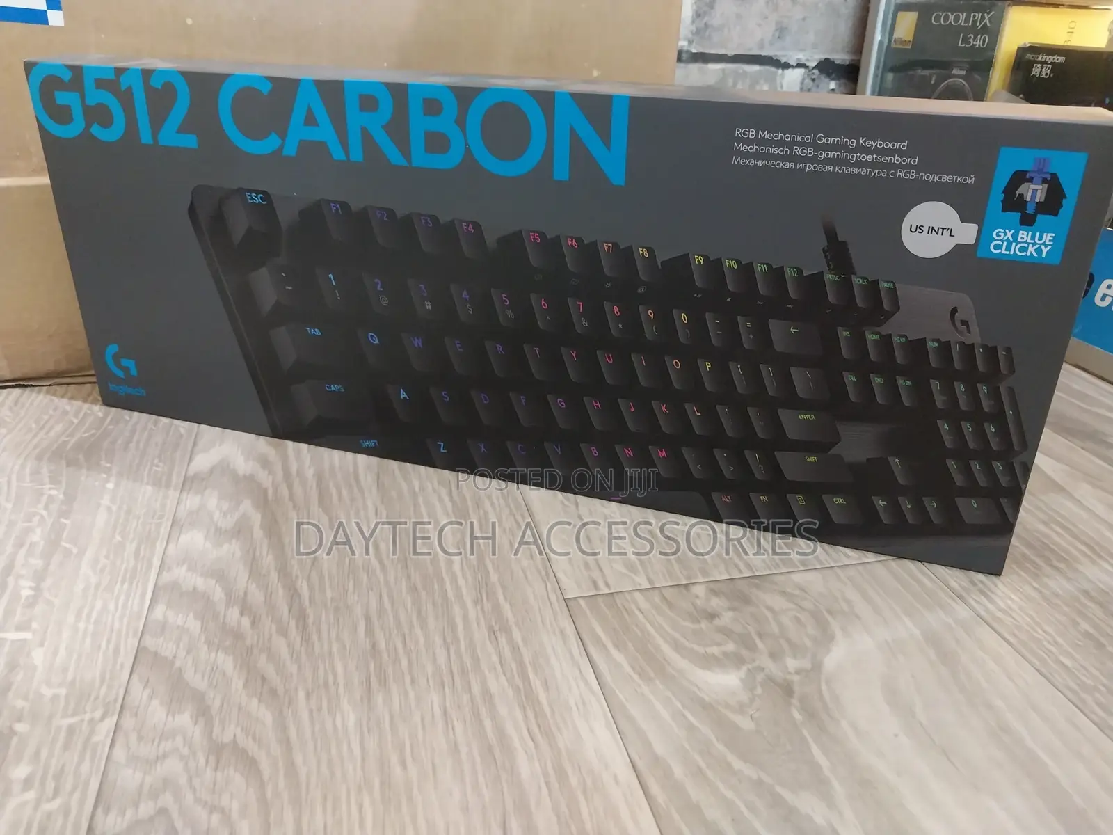 Logitech G G512 Carbon Lightsync RGB Mechanical Gaming Keyboard.