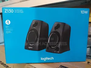Logitech Z130 Pc Speakers, Full Stereo Sound, Strong Bass 3.5mm Audio.
