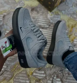 Nikee Air Force 1's Grey Swoosh ,Grey Swooshes Sizes 38-45