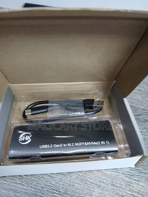 Usb 3.2 Gen 2 to M2 Nvme 2 in 1 Enclosure