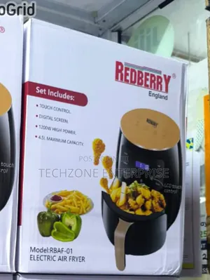 Redberry Rbaf-01 4.5l Electric Air Fryer With Adjustable Temperature 