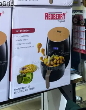 Redberry Rbaf-01 4.5l Electric Air Fryer With Touch Panel 