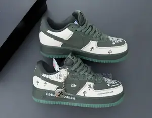 Nike Air Force 1's " Chrome Hearts", Chrome Heart Sizes 40-45