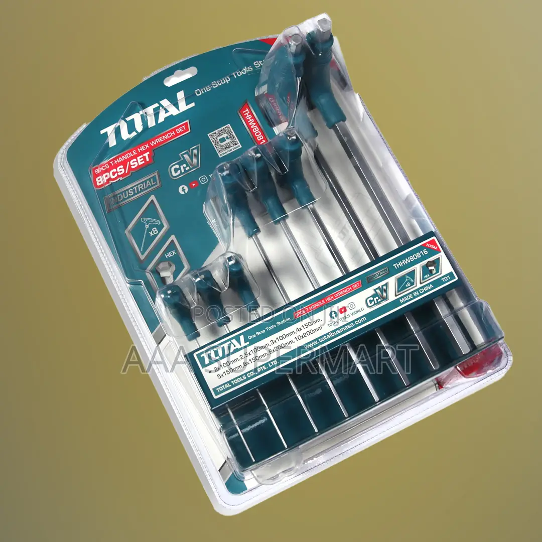 8pcs T-Handle Hex Wrench Set Thhw80816