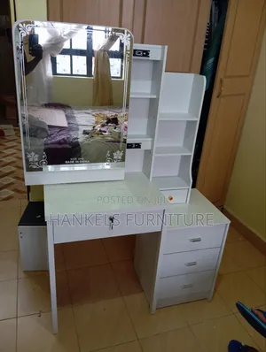 Bed Side Dressing Table With Stool