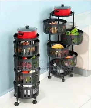 Foldable 4 Tier Fruit and Vegetable Rack