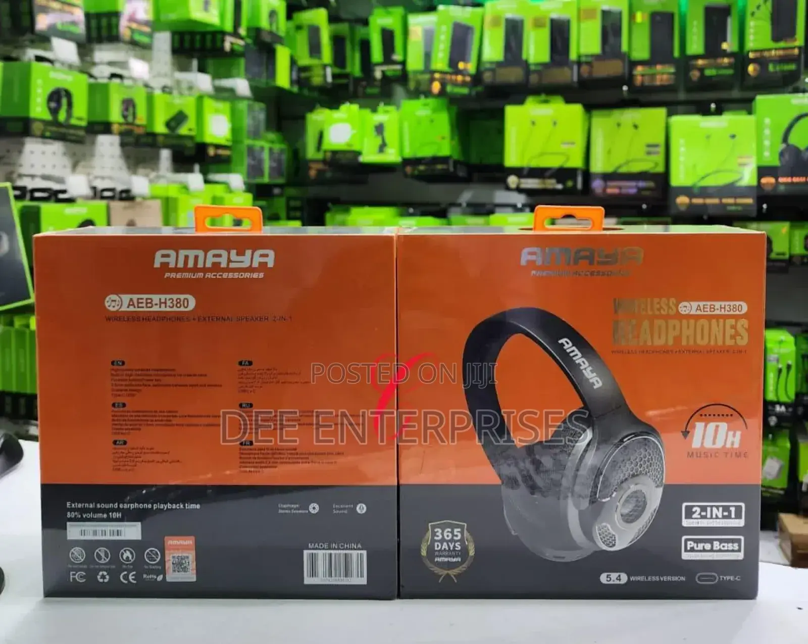 Amaya Aeb-H380 2 in 1 External Speaker Headphone