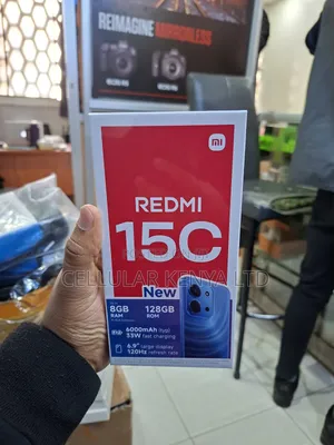 New Xiaomi Redmi 15C 4G 128 GB Black
