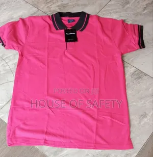 Red and Black Collar Polo