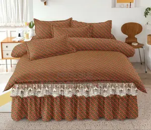 6pc Bedskirt Plus Bedsheet Set