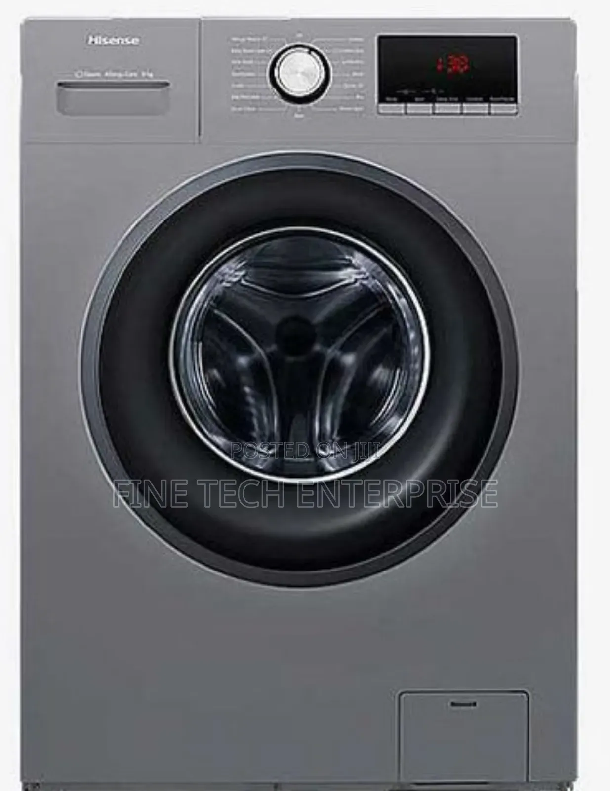 Hisense Front Load 9kg Grey Full Automatic