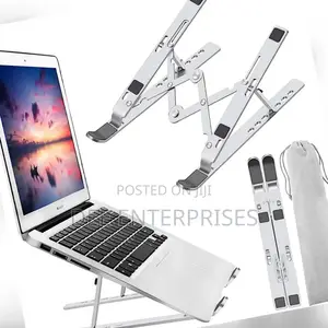 Adjustable Metallic Laptop Stand