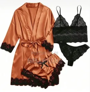 Night Dress 4 in 1 in Silk