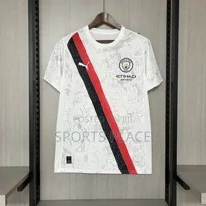 Manchester City Away Kit 25/26 White Jersey