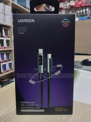 Ugreen Uno Robot Usb-C to Usb-C 100w Fast Charging 5a Cable – L509