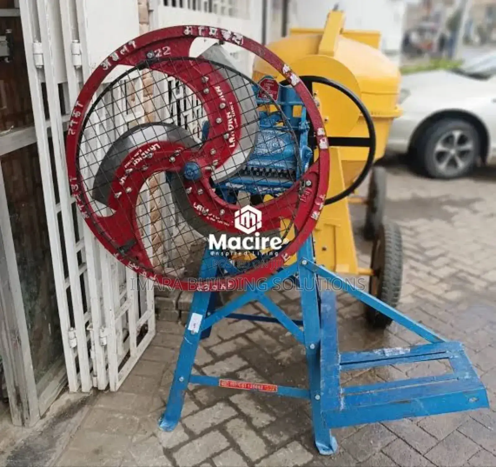 3-Blade Chaff Cutter With Petrol Engine – Mobile