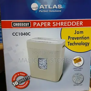 Atlas Cc1040 Crosscut Paper Shredder 10 Sheets – (As-S2-Cc1040)