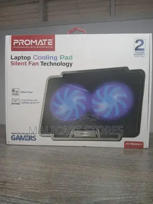 Promate Laptop Cooling Pad With Silent Fan Technology