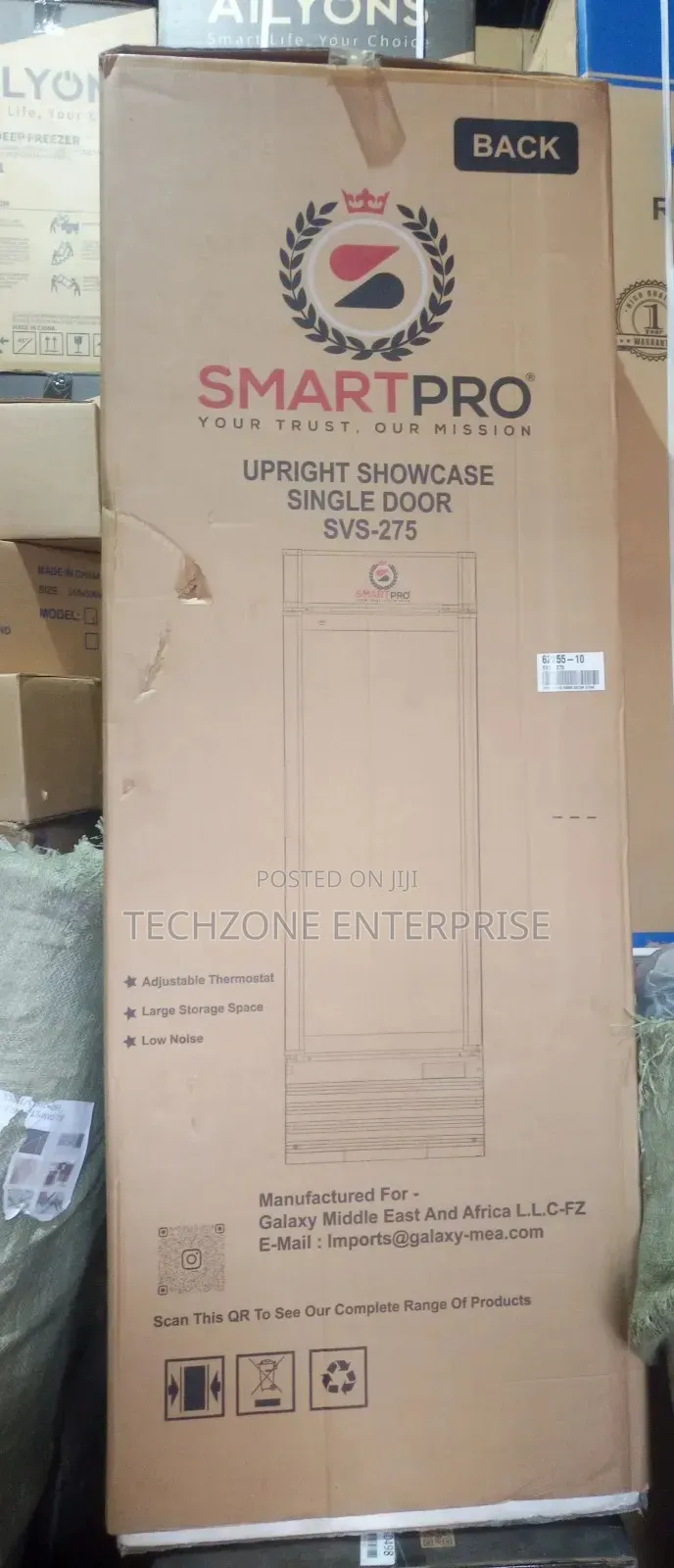 Smartpro Showcase Fridge 209l Model SVS-275 With Dynamic Cooling