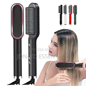 Electric Hair Straightener, Comb, Brush