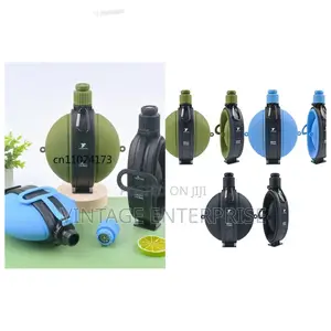 Foldable Silicone Water Bottle With Compass - Retractable