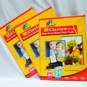 Best and Good Quality A4 Clarion Glossy Photo Papers