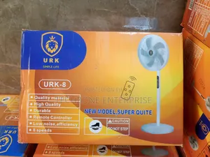 Urk Remote-Controlled 16′′ Inch Standing Fan Strong Motor 