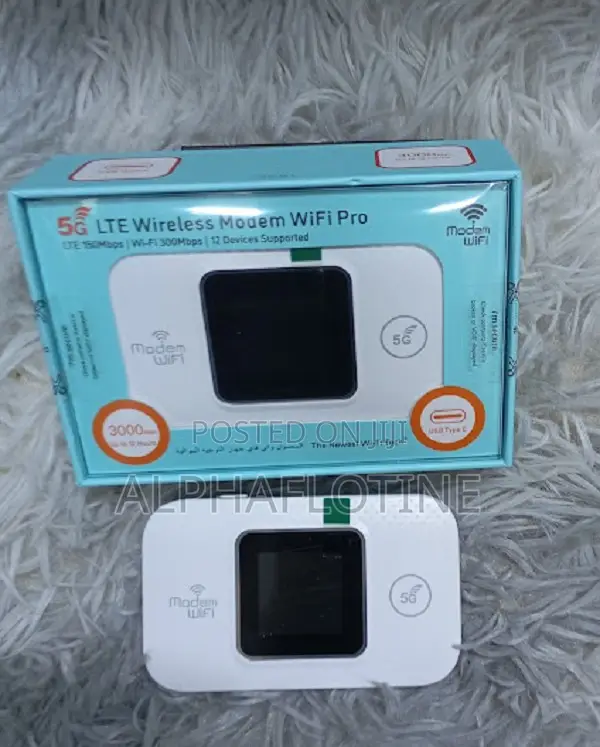 5g Mifi-Portable Wireless With Simcard Slot-Support 12 Users