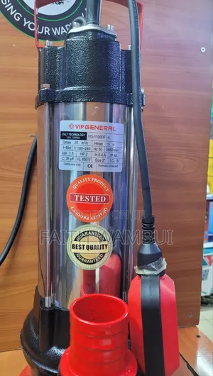 H Max 2hp 15m General Sewage Water Pump