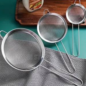 3pc Stainless Steel Colander Kitchen Strainer